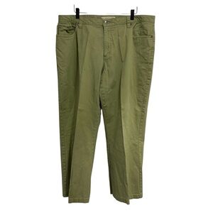 Denver Hayes Women’s Contemporary Fit Green Pants Jeans Cotton Blend